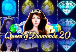Queen of Diamonds 20 by 1Spin4Win
