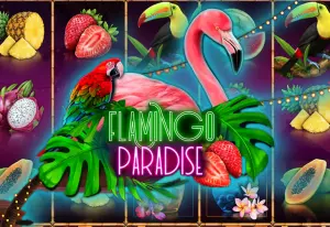 Flamingo Paradise by Red Rake