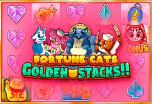 Fortune Cats Golden Stacks by Thunderkick